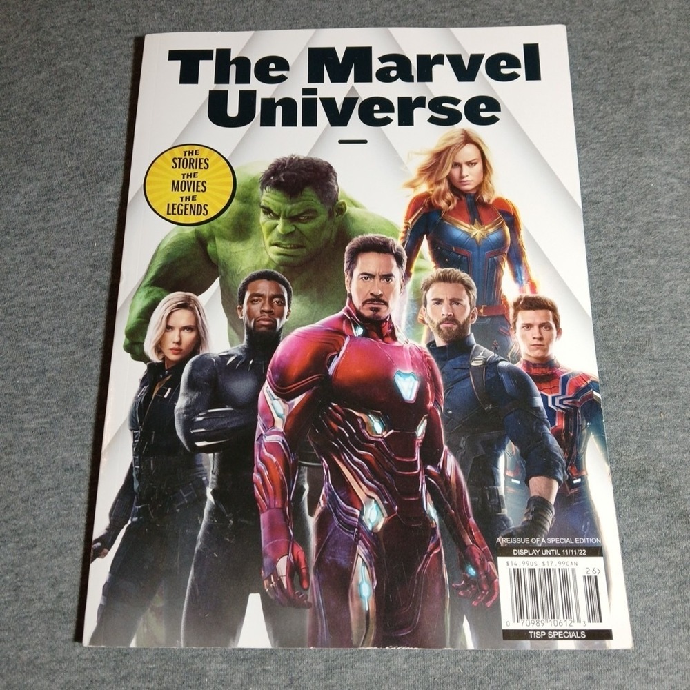 THE MARVEL UNIVERSE special edtn Magazine 2022 story of superheroes comics world